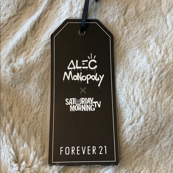 Alec Monopoly Richie Rich Mesh Black Sweater - Picture 7 of 8